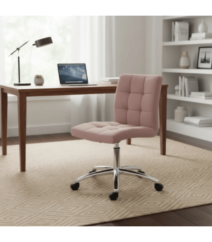 Silla Escritorio Dana Rosado Tela