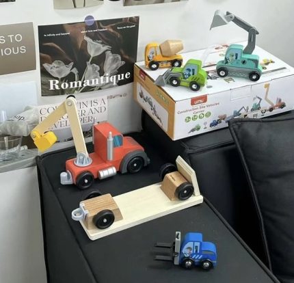 Pack Juguete Madera Rompecabezas Vehículos 10 PCS