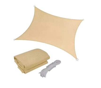 PACK X 2 Toldo Vela Sombreadora Malla Sombra 3x3